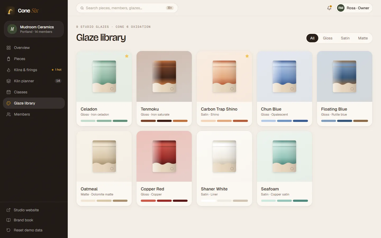 Glaze library